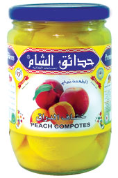 Peach compotes 650 g  12
